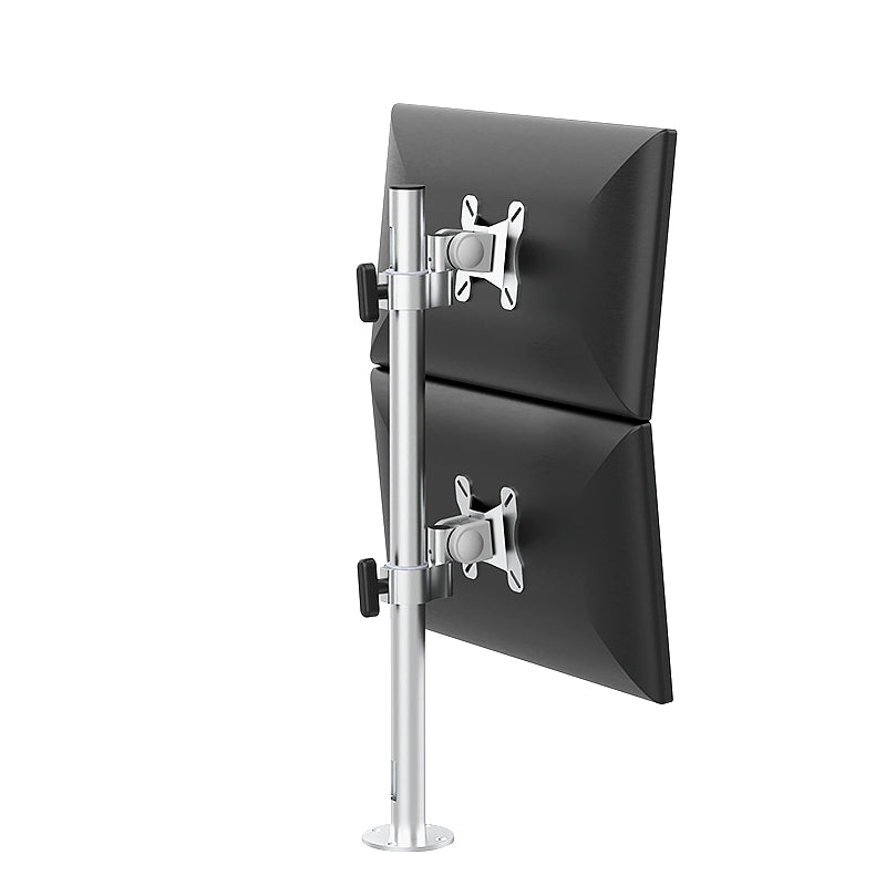 Sectionless arm dual screen bracket