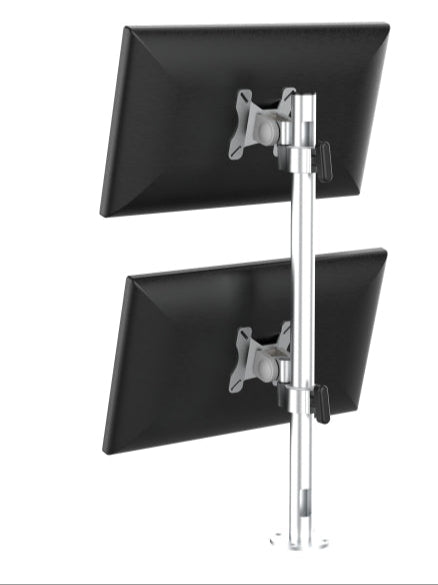 Sectionless arm dual screen bracket