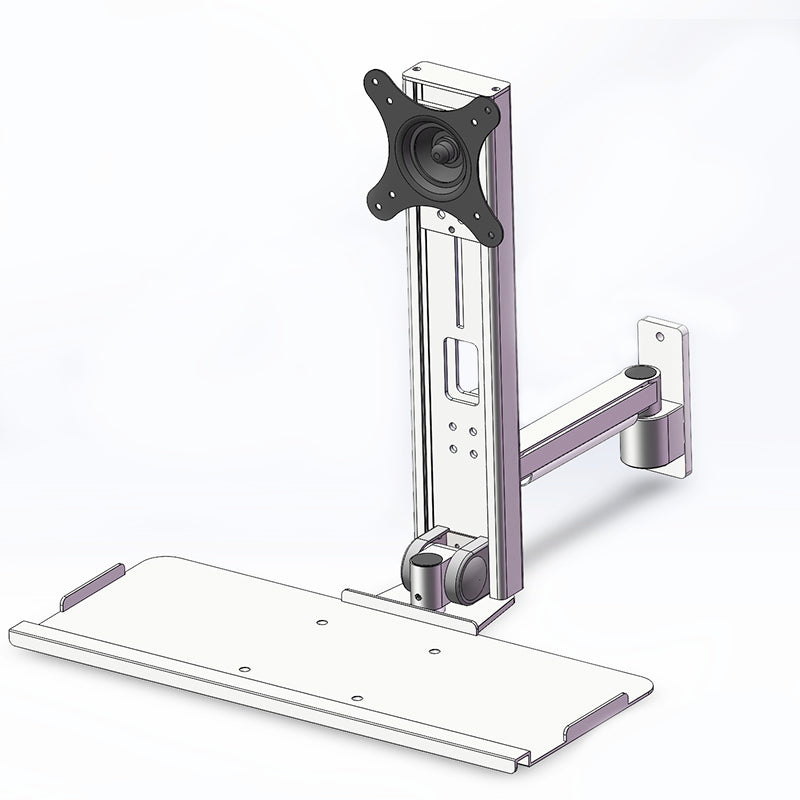 Wall display with keyboard stand 092STD