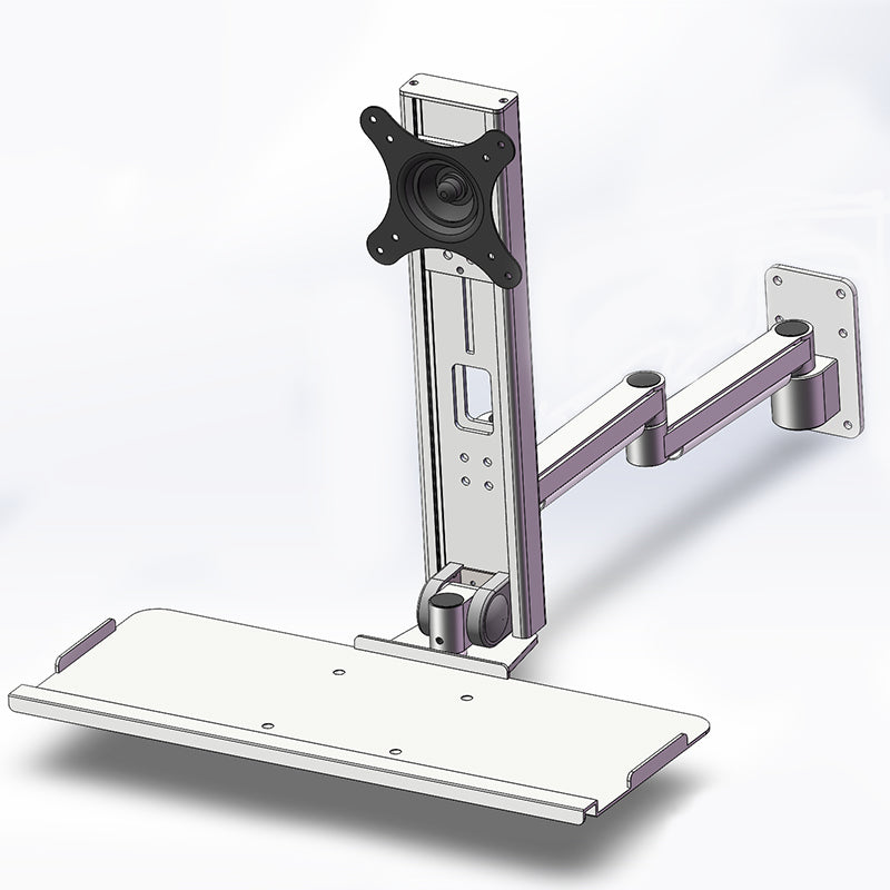 Wall display with keyboard stand 092STD