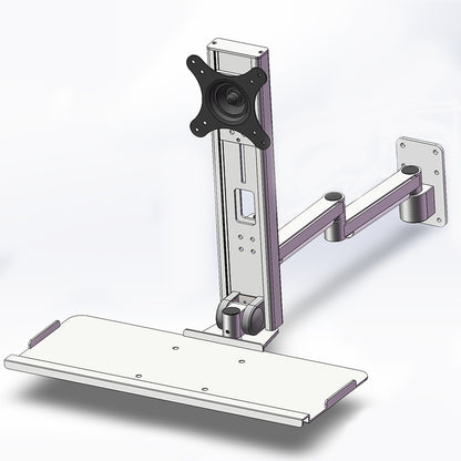 Wall display with keyboard stand 092STD