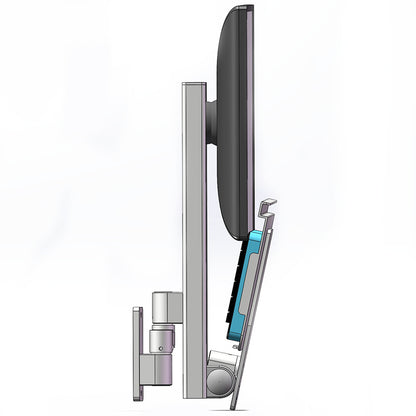 Wall display with keyboard stand 092STD