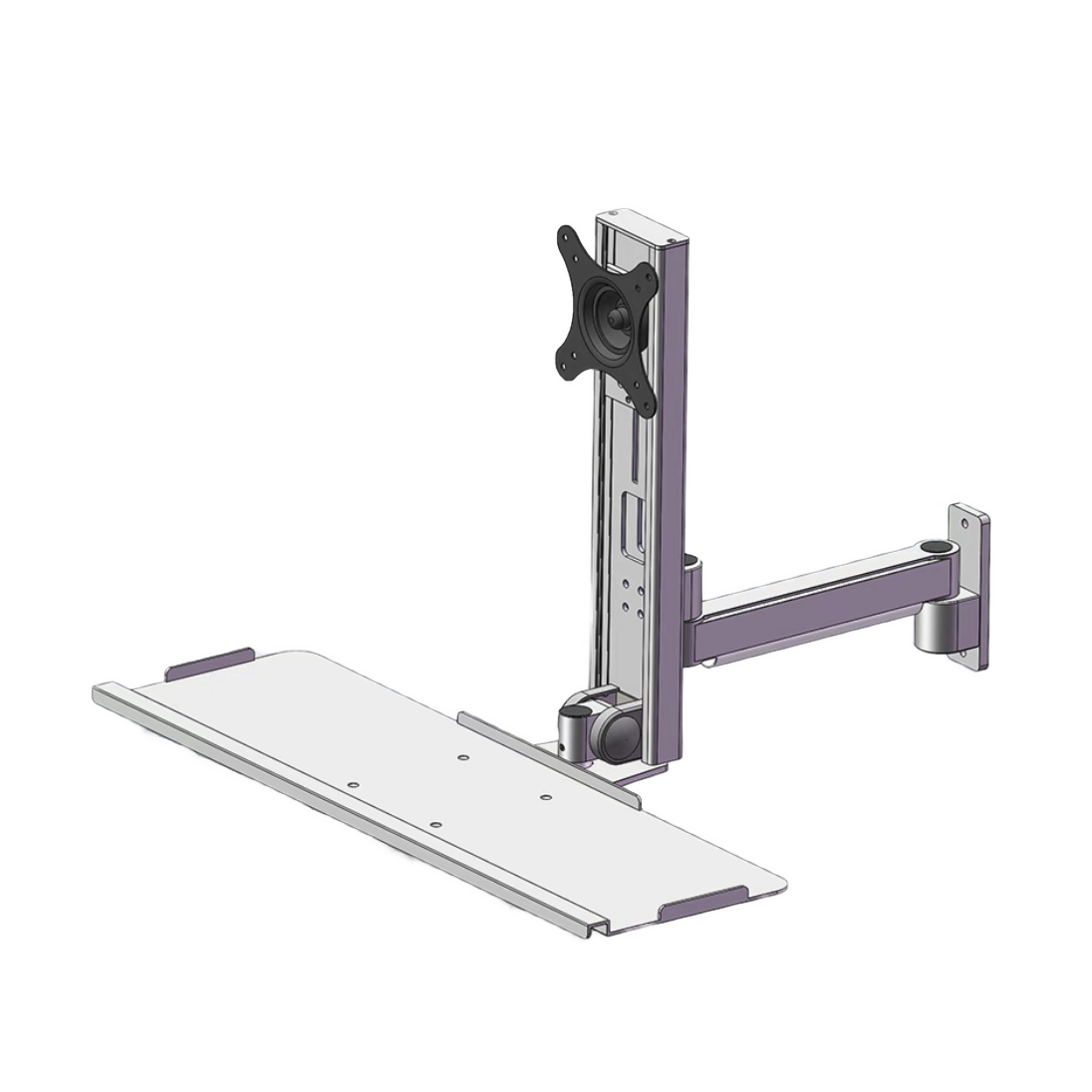 Wall display with keyboard stand 092STD