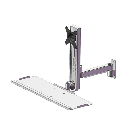 Wall display with keyboard stand 092STD