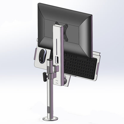 Pole display with keyboard stand 093STD