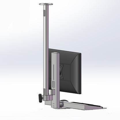 Pole display with keyboard stand 093STD