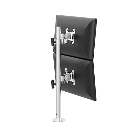 Sectionless arm dual screen bracket