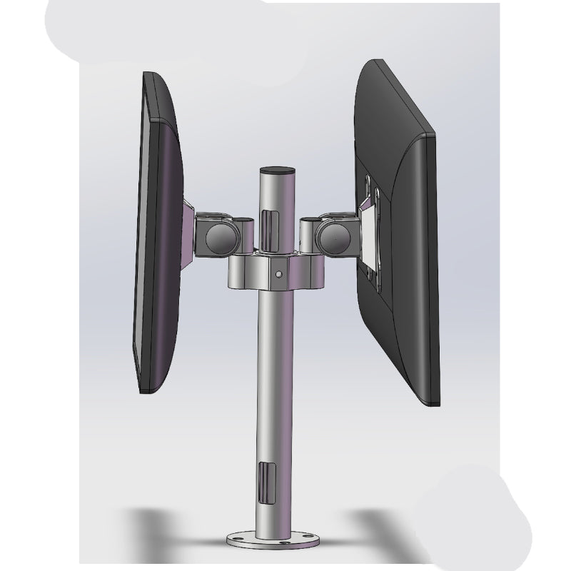 Two-way monitor stand