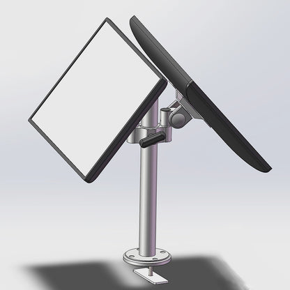 Two-way monitor stand