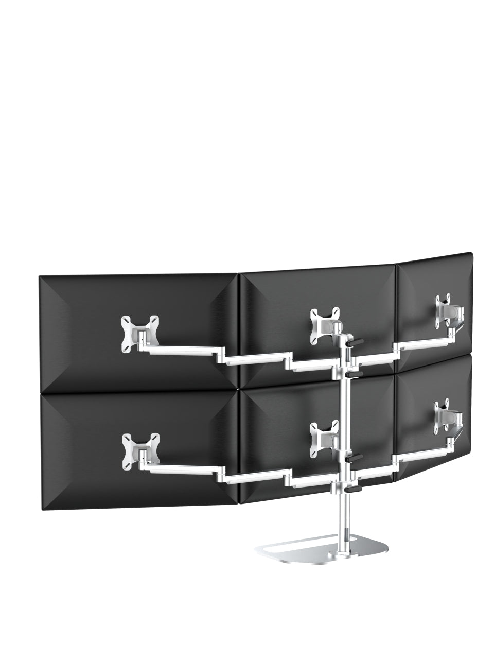 Professional six-screen stand