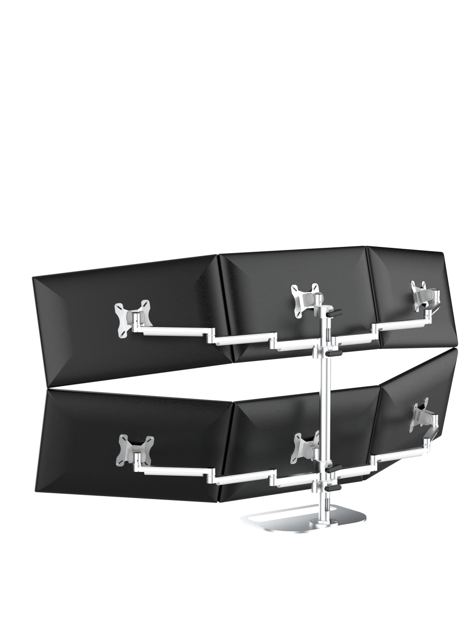 Professional six-screen stand
