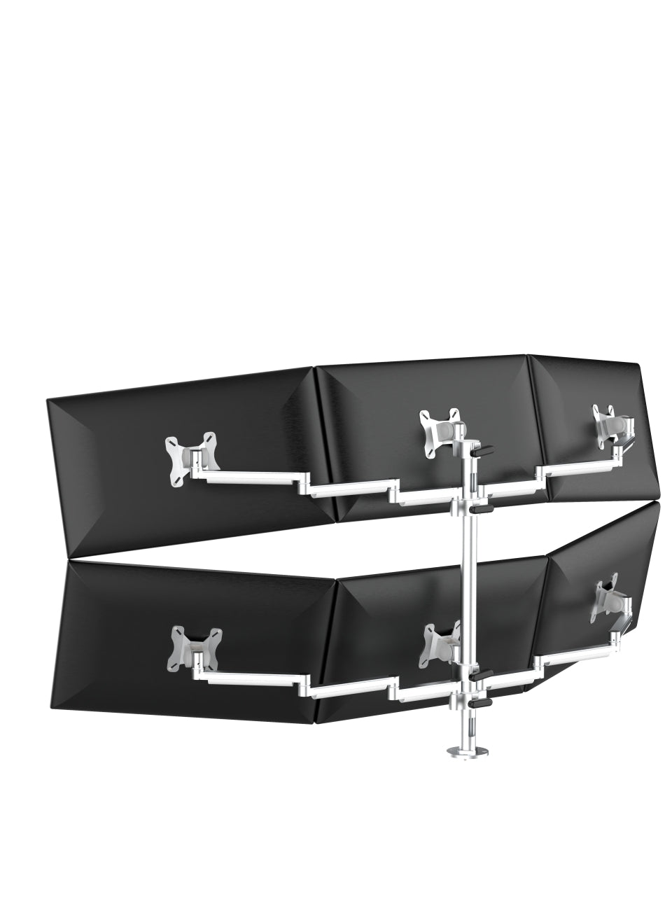 Professional six-screen stand