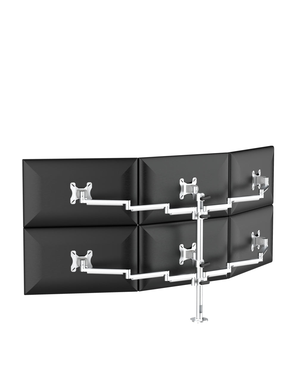 Professional six-screen stand
